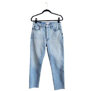 RE/DONE 90s High Rise Slim Fit Ankle Crop Jeans
